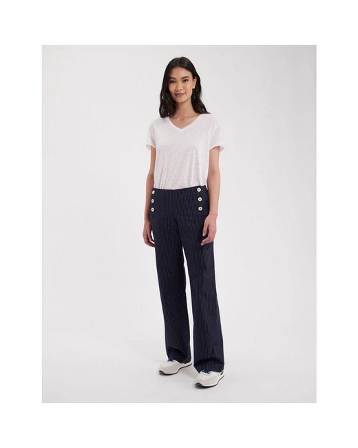 Ines De La Fressange Paris Blue Gabriel hose