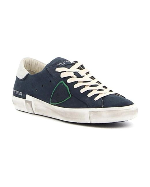 Philippe Model Blue Sneakers