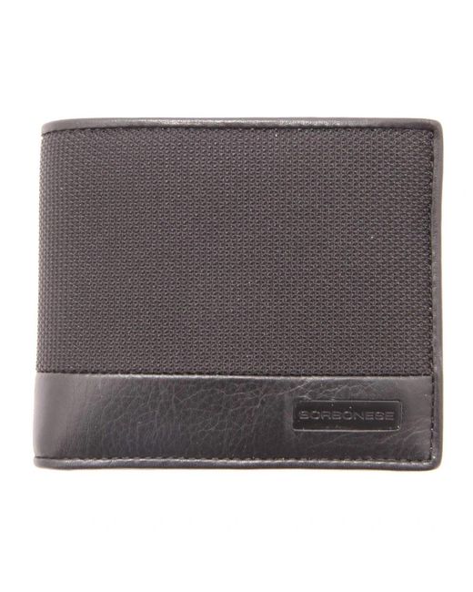 Wallets & Cardholders di Borbonese in Black da Uomo