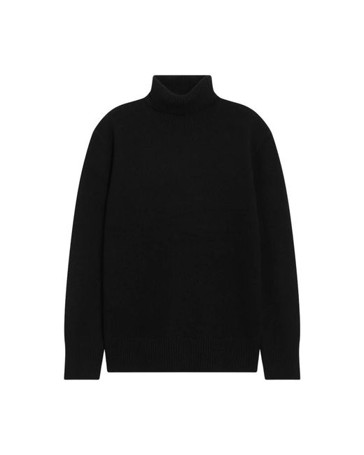 Totême Truien & Vesten ,Zwart ,Kasjmier Cashmere Turtleneck in het Black