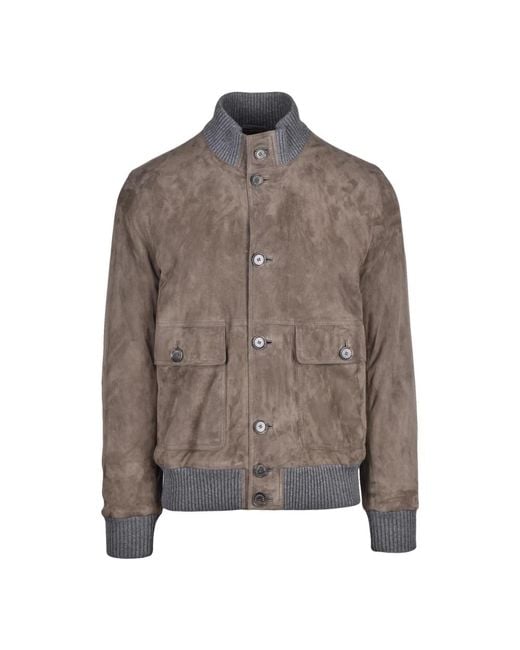 Paul & Shark Leather Jackets in het Brown voor heren