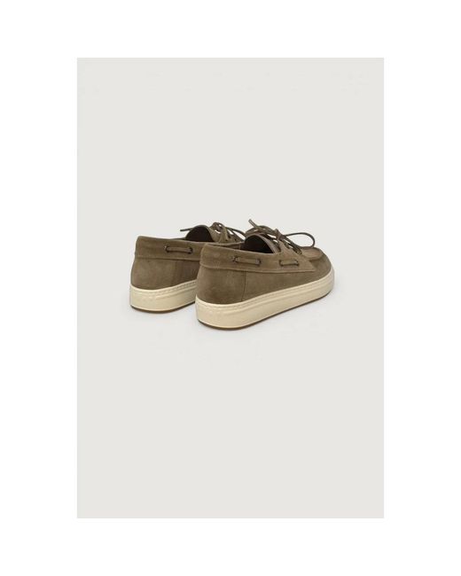 Hogan Natural Boat Shoes for men