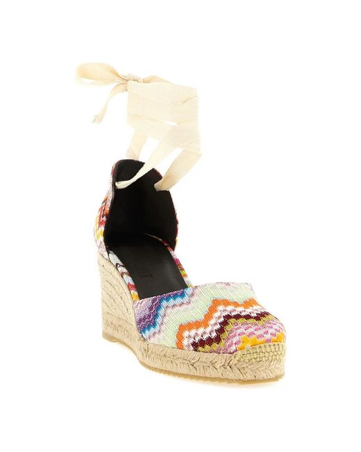 Missoni Metallic Wedges