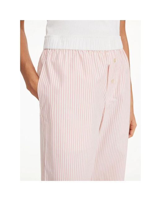 Trousers > wide trousers By Malene Birger en coloris Pink