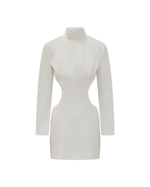Monot White T-back mini kleid