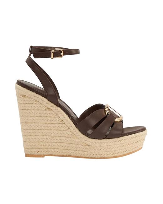 Wedges Twinset de color Brown