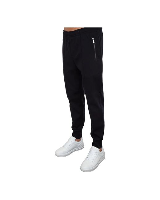 Emporio Armani Black Slim-Fit Trousers for men
