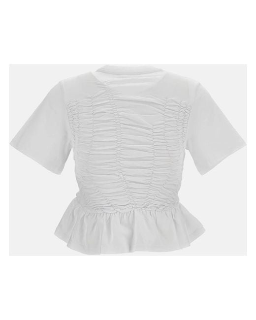 CECILIE BAHNSEN White T-Shirts