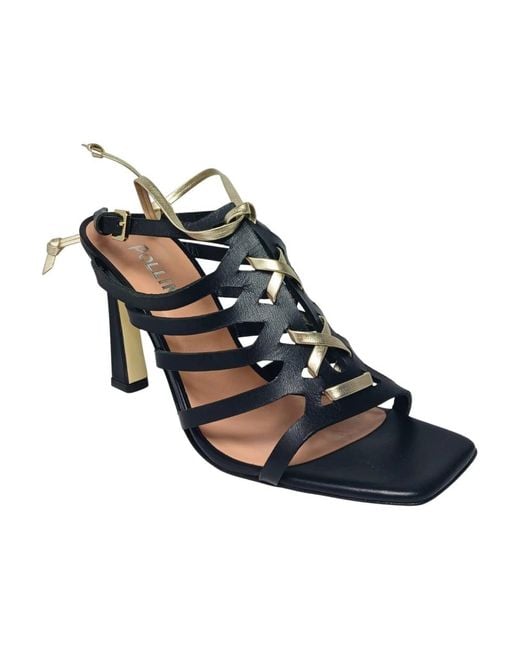 Pollini Blue Sandale Aus Leder