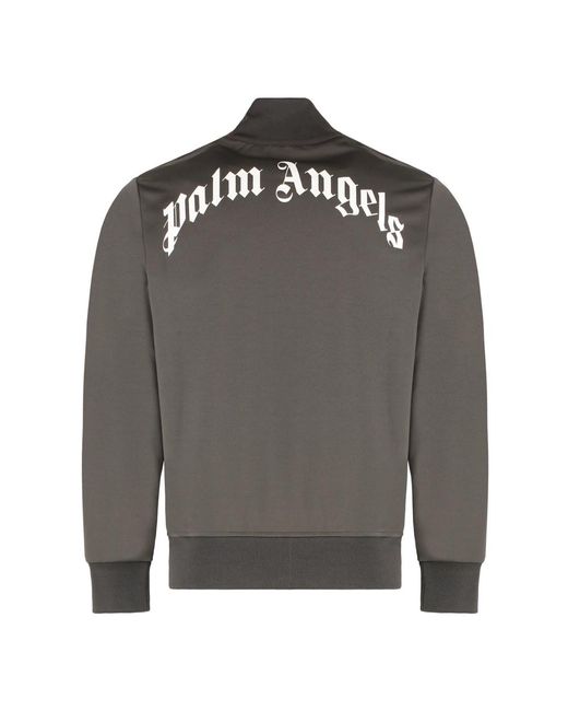Palm Angels Gray Zip-Throughs for men