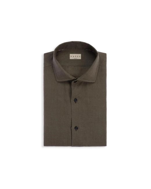 Xacus Brown Casual Shirts for men