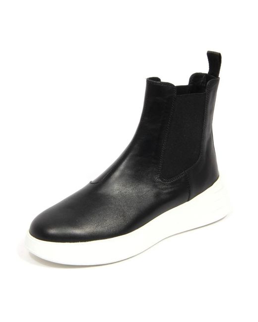 Hogan Black Chelsea Boots