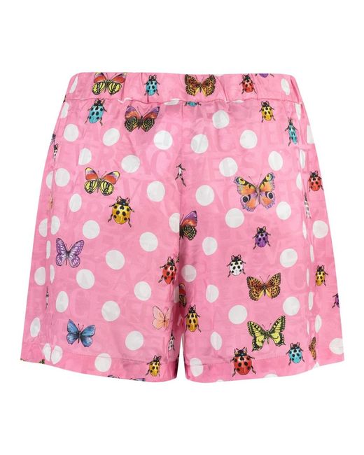 Versace Pink Short Shorts