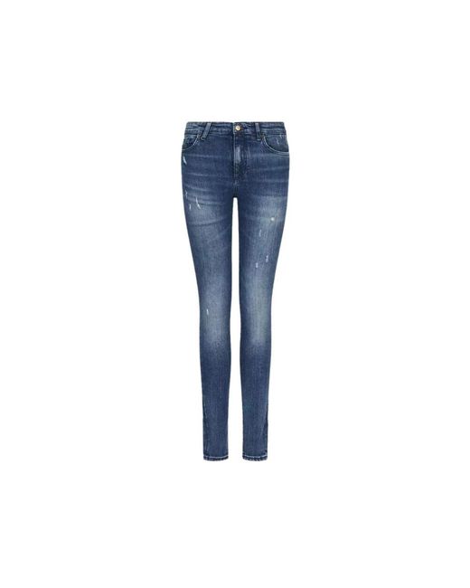 Armani Exchange Blue Skinny Jeans