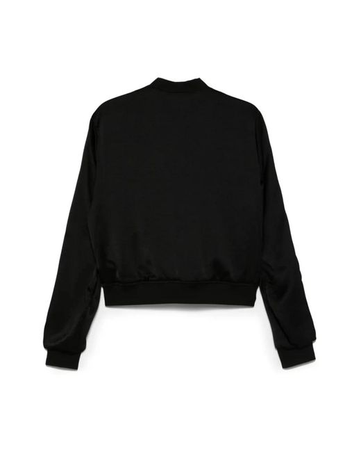 DKNY Jassen ,Zwart ,Polyester Studded Bomberjack in het Black