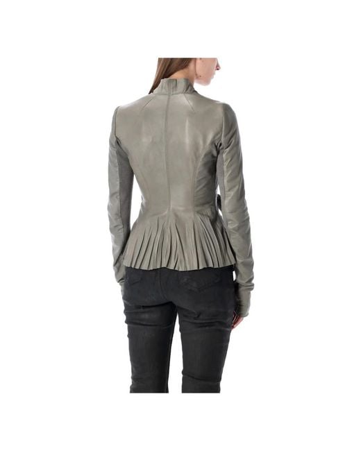 Rick Owens Gray Blazers
