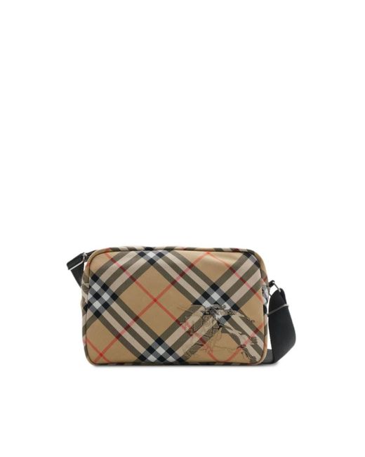 Burberry Gray Cross Body Bags for men