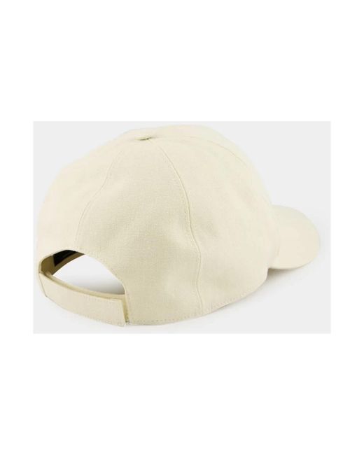 Fendi Canvas Baseball Cap in Natural für Herren