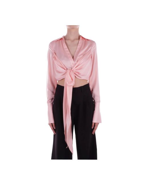 Rosa logo posteriore camicia bottoni di Blugirl Blumarine in Pink