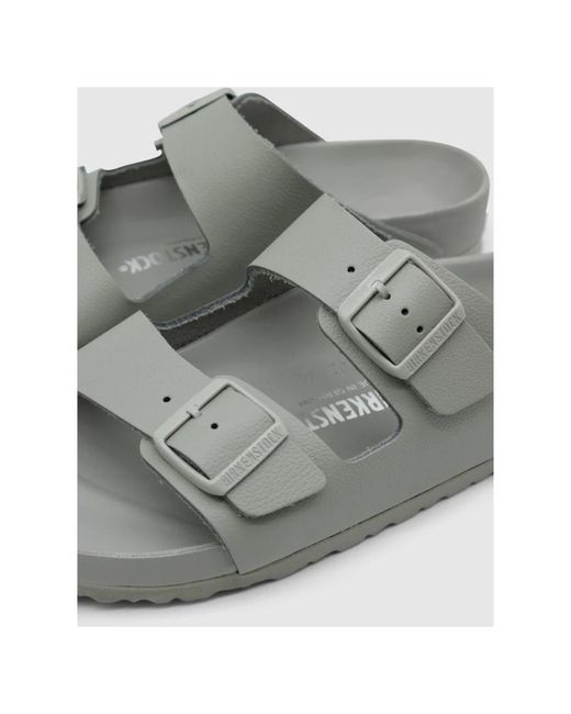 Shoes > flip flops & sliders > sliders Birkenstock en coloris Gray