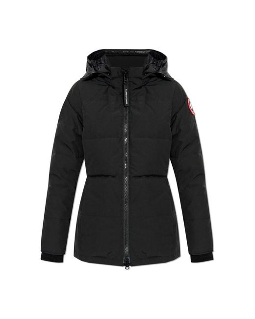 Canada Goose Jassen ,Zwart ,Leer Chelsea Down Jacket in het Black