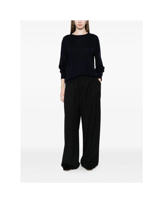 Extreme Cashmere Black Round-Neck Knitwear