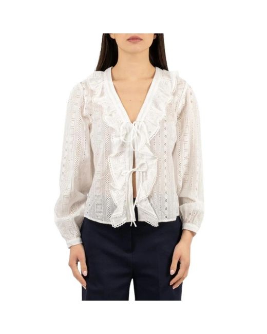 Mc2 Saint Barth White Blouses
