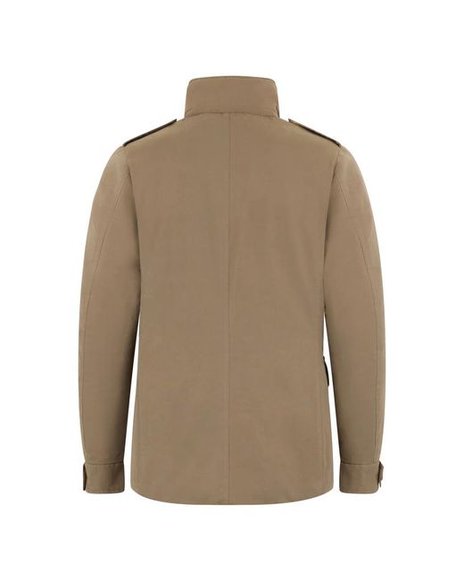 Moorer Jassen ,Polyester Gewatteerd Jack in het Brown voor heren