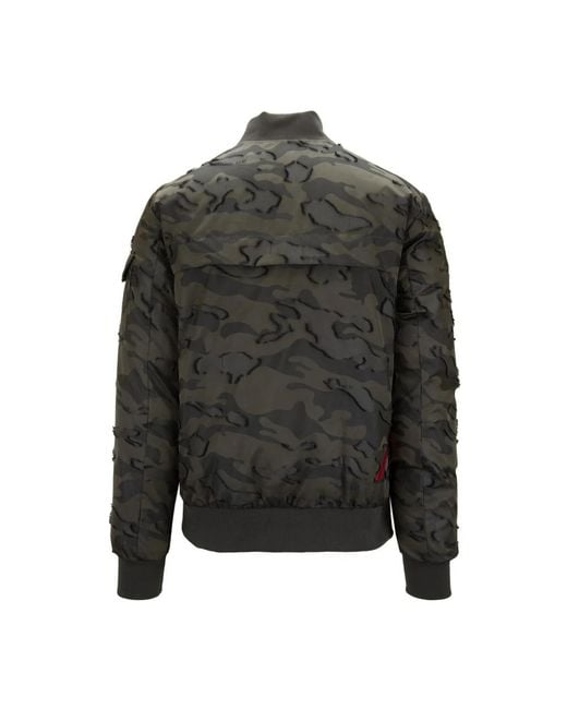 Bomber Jackets AFTER LABEL de hombre de color Gray