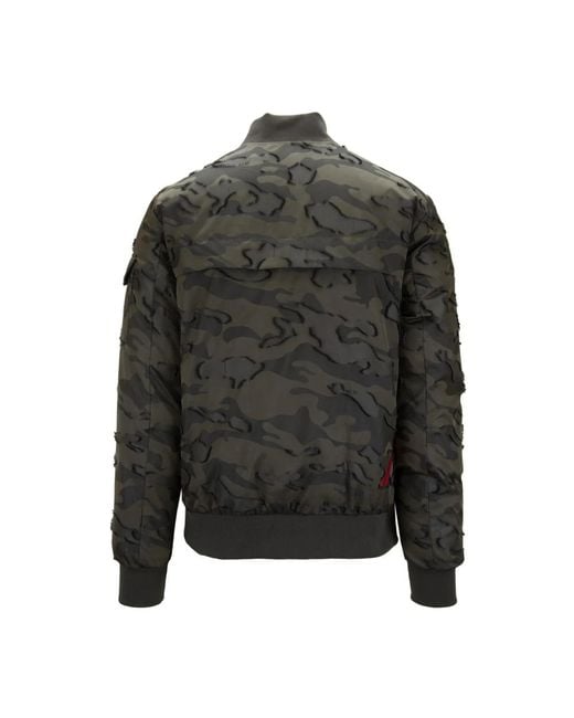 AFTER LABEL Gray Bomber Jackets for men