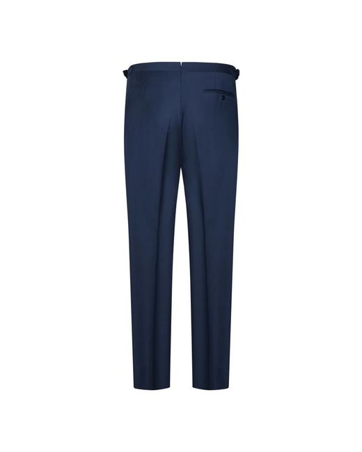 Franzese Collection Blue Suit Trousers for men