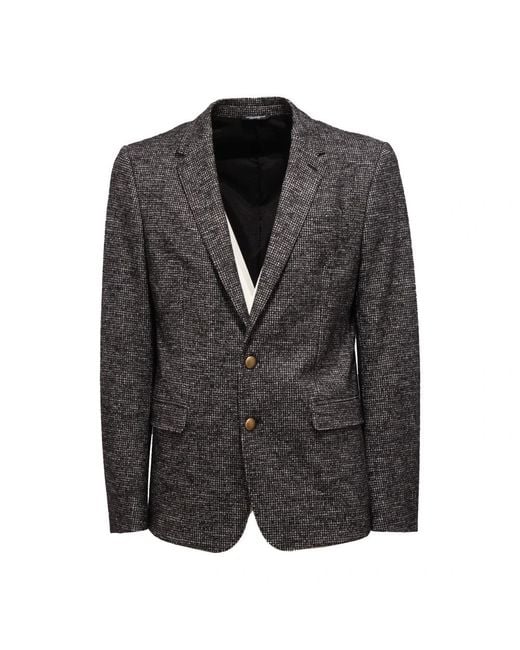 Dolce & Gabbana Black Blazers for men