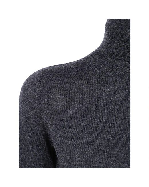 Max Mara Blue Kuscheliger Strickpullover