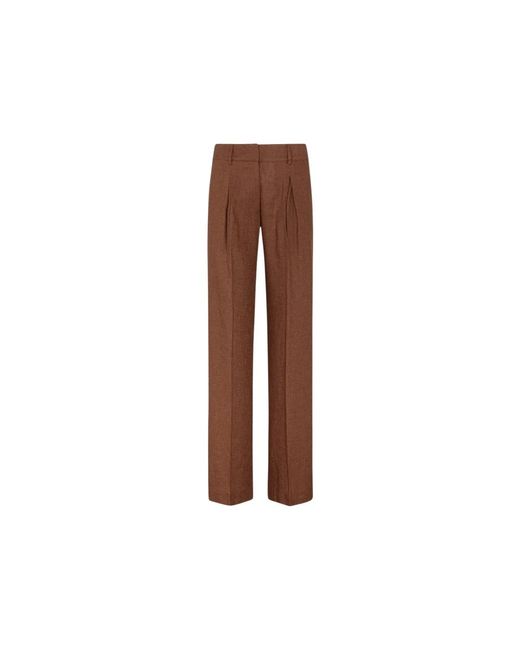 hinnominate Brown Straight Trousers