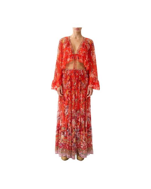 Blouses Camilla en coloris Red
