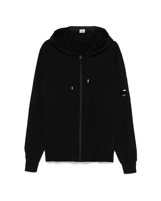 Zip-Throughs di C P Company in Black da Uomo
