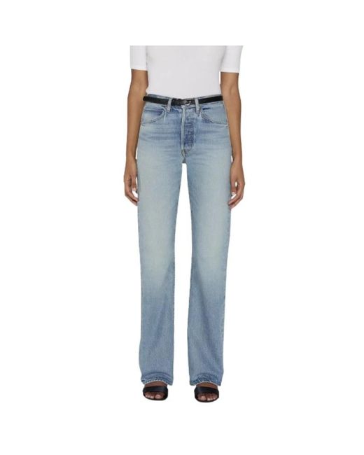 Boot-Cut Jeans di FRAME in Blue