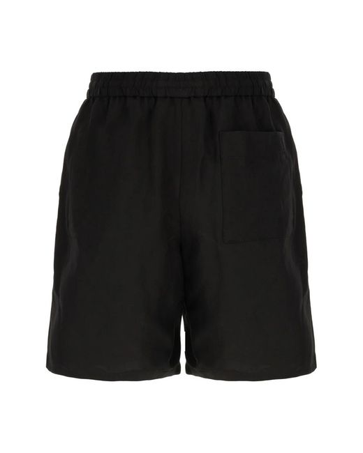 AMI Black Casual Shorts for men