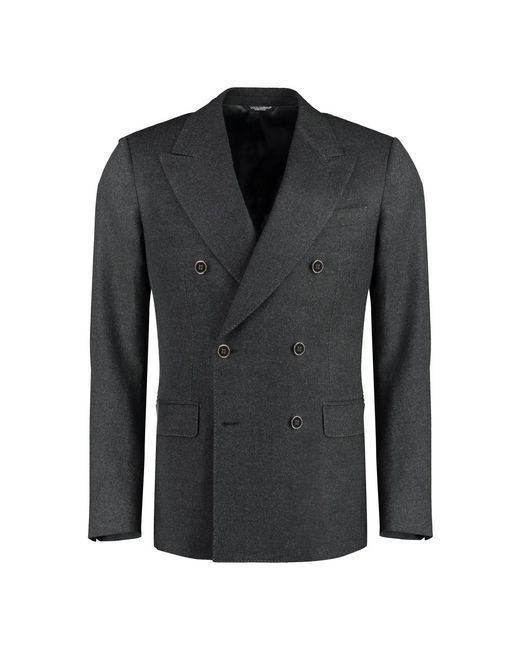 Dolce & Gabbana Black Blazers for men