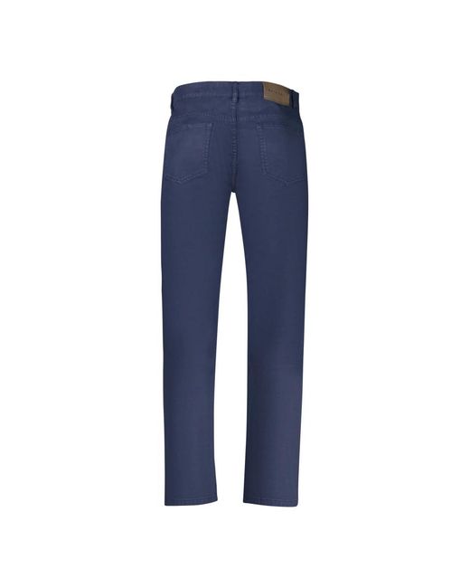 North Sails Blue Straight Trousers for men
