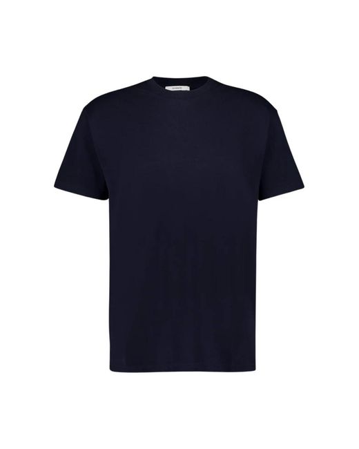 Givenchy Tops ,Blauw ,Katoen Logo Katoenen T-Shirt in het Blue voor heren