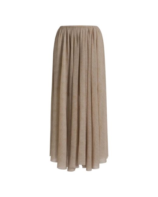 Alberta Ferretti Brown Maxi Skirts