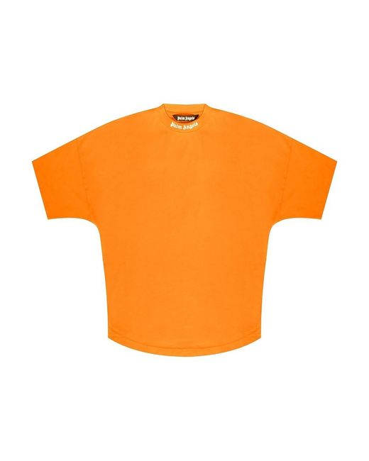 T-shirt avec logo Palm Angels pour homme en coloris Orange | Lyst