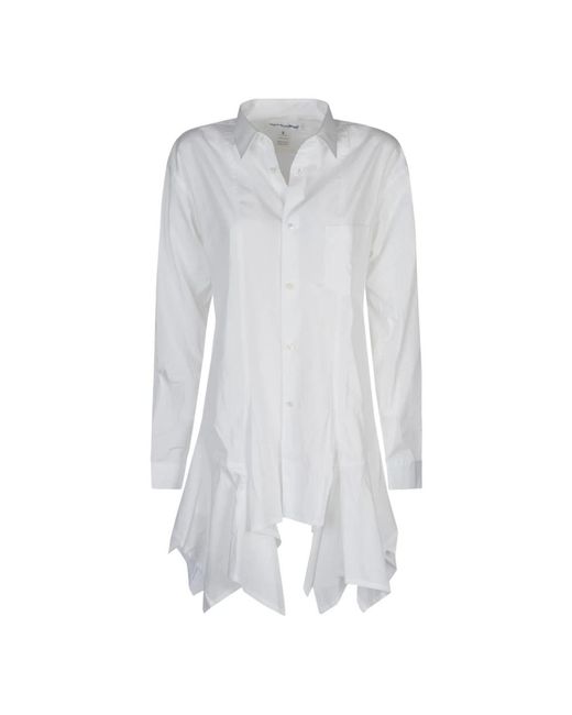 Camicia bianca stile classico di Comme des Garçons in White