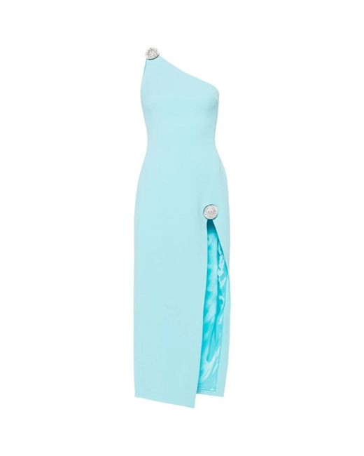 David Koma Kleedjes ,Blauw ,Heldere Blauwe Asymmetrische One-Shoulder Jurk in het Blue