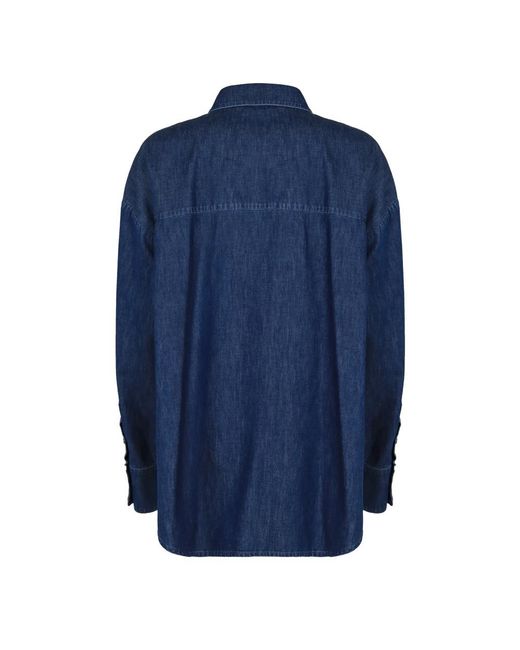 Max Mara Blue Denim Shirts