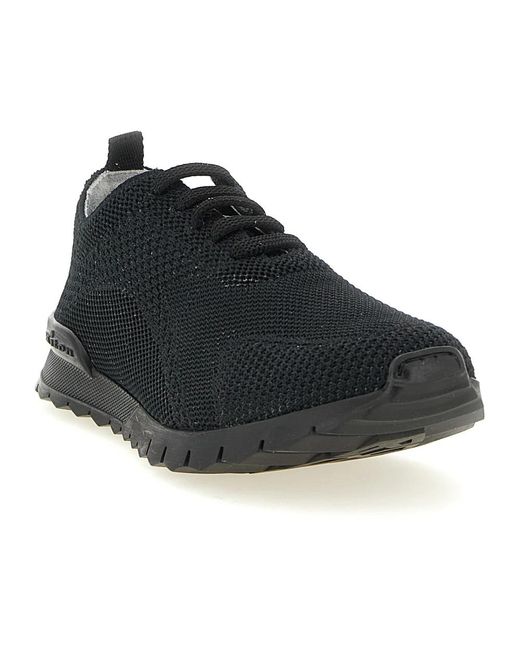 Kiton Black Sneakers for men