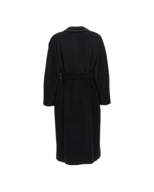 Max Mara Black Belted Coats