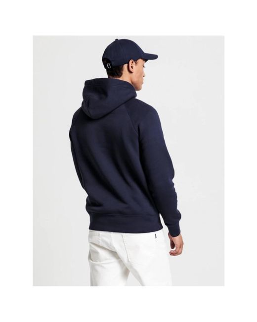 Gant Blue Hoodies for men