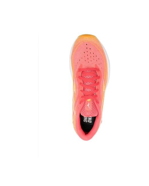 Mizuno Pink Sneakers mit panel-design